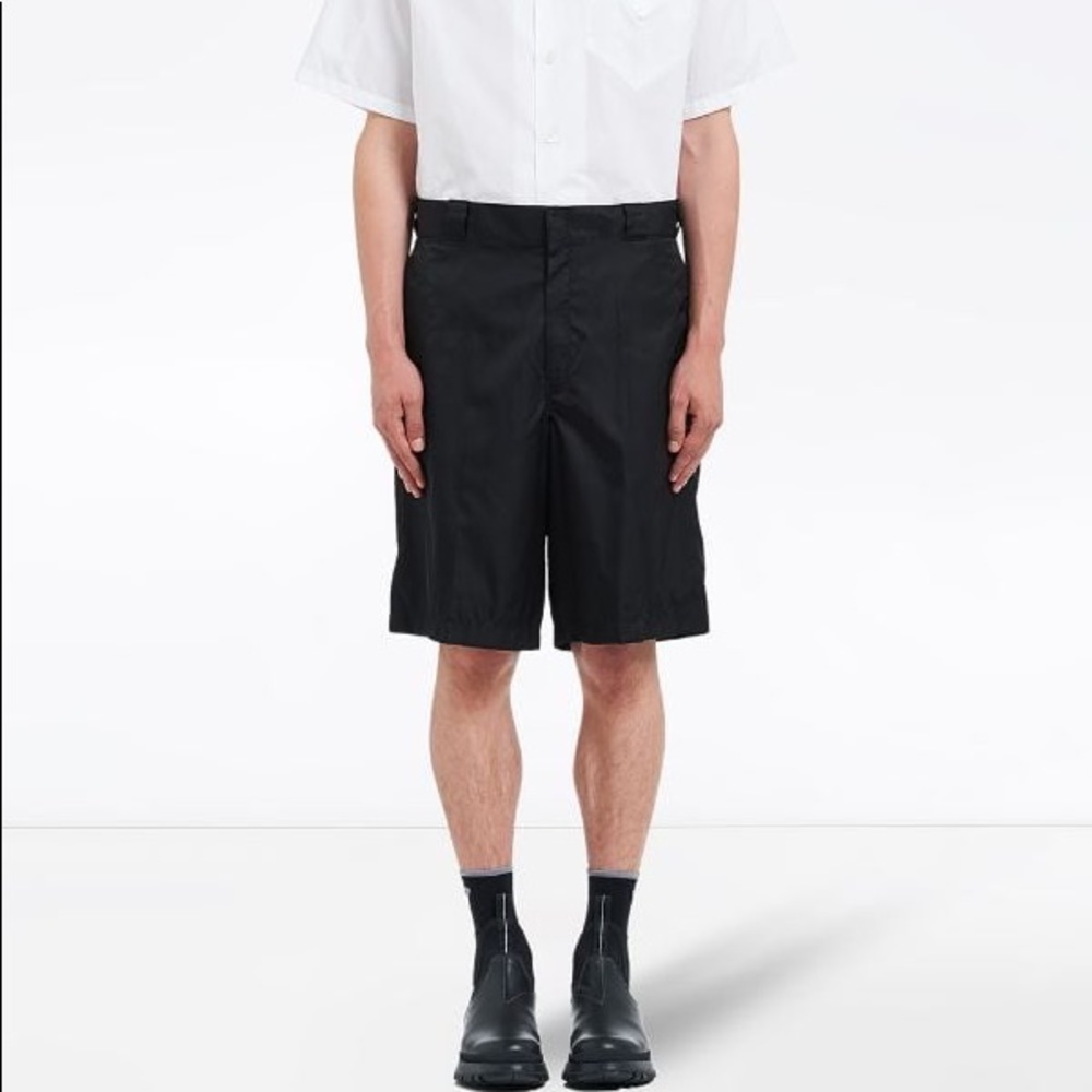 *SOLD* Prada SS20 Men’s Gabardine Black Shorts